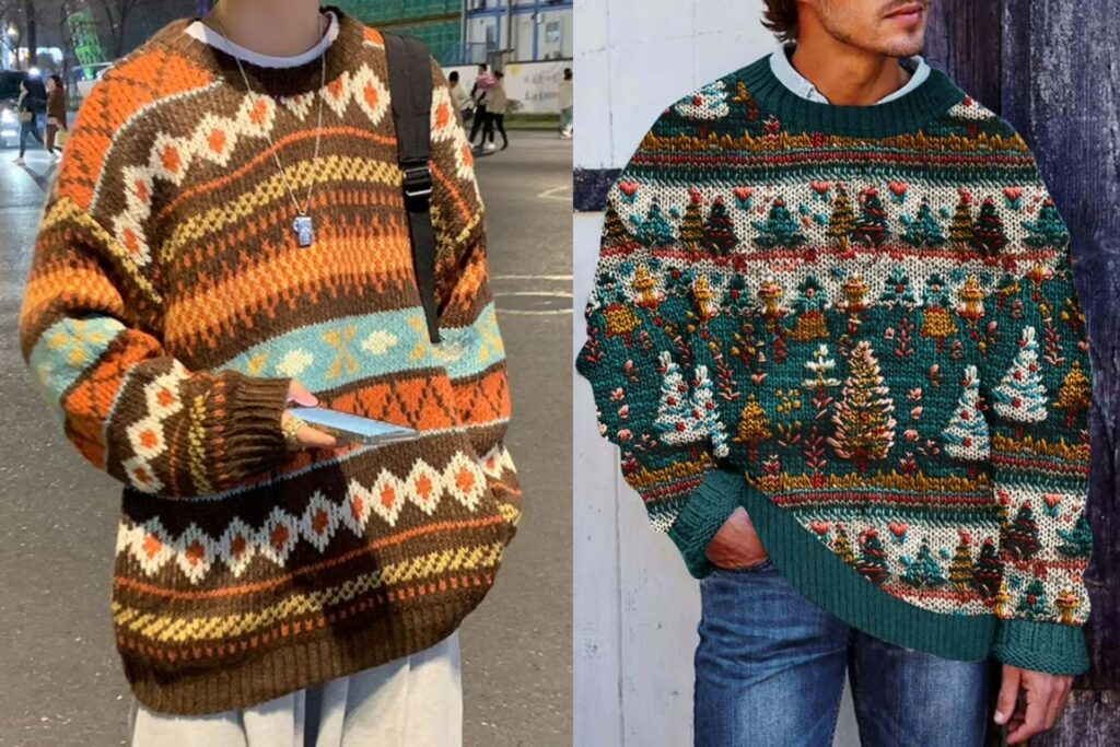 Wie style ich diesen Opa Pulli richtig? Einfache Styling-Ideen für jeden Tag Wie style ich diesen Opa Pulli